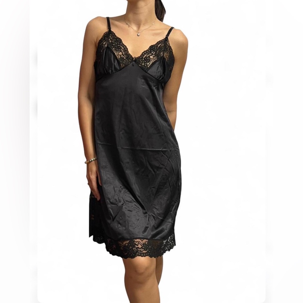 Just USA Black Slip Dress